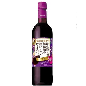 三得利 三得利 抗氧劑無添加 紅酒 Suntory Antioxidant Additive-free Red Wine 720ml 720ml 正面圖