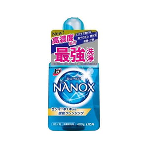 日本獅王LION 日本獅王LION Super Nanox 納米樂頂級超濃縮洗衣液 400g - 清貨優惠 400g 正面圖