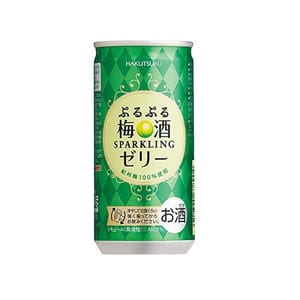白鶴酒造 白鶴酒造 Purupuru氣泡啫喱 Shake Shake清酒 梅味 190ml 190ml 正面圖