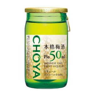 CHOYA CHOYA 梅酒 蝶矢 PIO梅酒 50ml 50ml 正面圖
