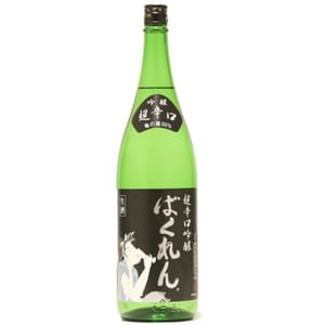 龜之井酒造 龜之井酒造 くどき上手 吟釀 龜の尾 超辛口 黑ばくれん 生酒 1.8L 8L  正面圖