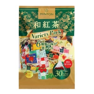 日本Minton 日本Minton 6款混合 和紅茶 三角茶包 30包入 - 清貨優惠 30包  正面圖