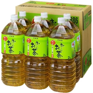 日本伊藤園 日本伊藤園 大井茶綠茶 2L 6支裝 - 清貨優惠 2L 正面圖