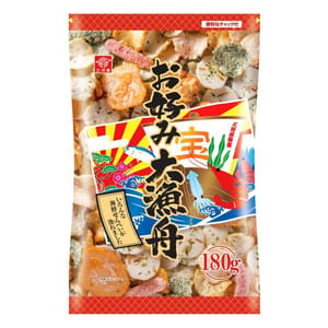 三河屋製菓 三河屋製菓 大漁舟 綜合什錦米果 180g - 清貨優惠 180g 正面圖