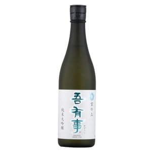 奧羽自慢 奧羽自慢 吾有事 純米大吟釀 雲の上 雪女神 720ml 720ml 正面圖