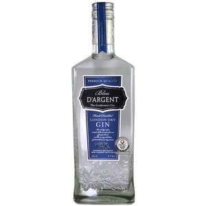 Bleu Bleu D'Argent London Dry Gin 法國銀藍色倫敦乾氈酒 700ml 700ml  正面圖