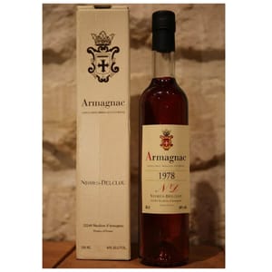 Nismes-Delclou Nismes-Delclou Armagnac 1978 Vintage 500ml 500ml  正面圖