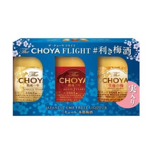 蝶矢CHOYA 蝶矢CHOYA FLIGHT 梅酒套裝 一盒3款 170ml 170ml 正面圖