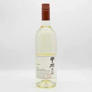 日本中央葡萄酒 日本中央葡萄酒 甲州白葡萄酒 甲州 菱山畑 750ml 750ml 正面圖