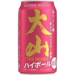 松井酒造 松井酒造 大山 紅酒桶 Highball 350ml 350ml  正面圖