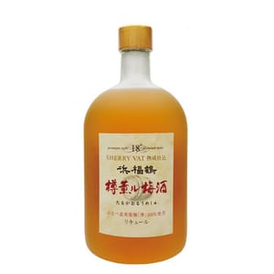 浜福鶴酒造 浜福鶴酒造 雪利桶樽薫梅酒 限定品 720ml 720ml  正面圖