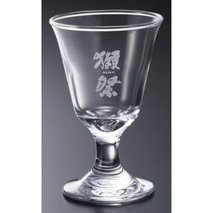 日本清酒杯 日本清酒杯 獺祭 清酒杯 貴人グラス 玻璃清酒杯   正面圖