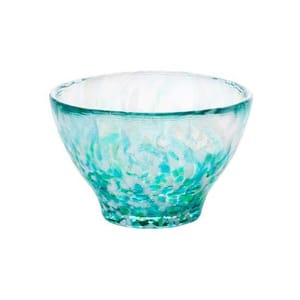 日本清酒杯 日本清酒杯 津輕びいどろ 水芭蕉 F-49784 正面圖