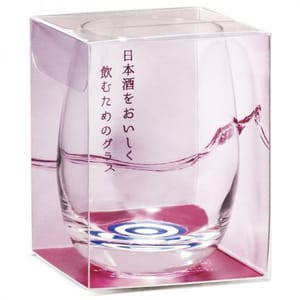 日本清酒杯 日本清酒杯 石塚硝子 猪口 蛇の目清酒杯   正面圖