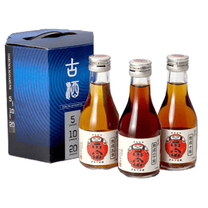 達磨正宗 達磨正宗 ダルマ正宗 熟成古酒 5年10年20年 180ml 3支套裝 180ml 正面圖