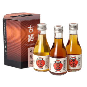 達磨正宗 達磨正宗 ダルマ正宗 熟成古酒 3年5年10年 180ml 3支套裝 180ml 正面圖