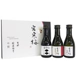 寒梅酒造 寒梅酒造 宮寒梅 EXTRA CLASS 吟髓・醇麗純香・至粹 180ml套裝 - 限定品 180ml  正面圖