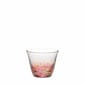 日本清酒杯 日本清酒杯 津輕びいどろ 花の彩   正面圖